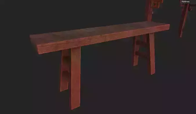 Chinese Table set PBR 4K GameReady