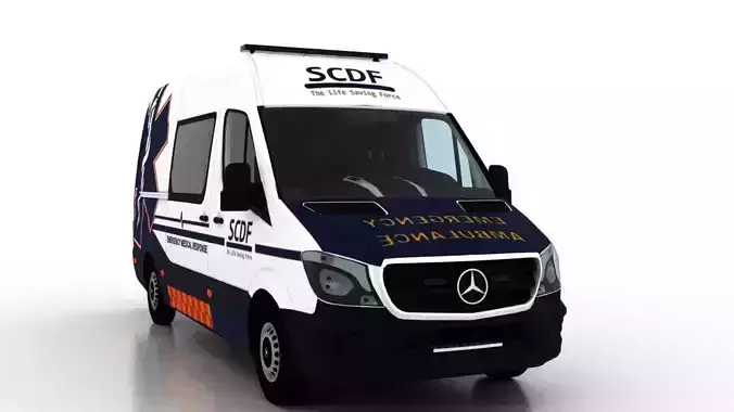 Mercedes Benz Sprinter L2H2 2015 Singapore Ambulance 2