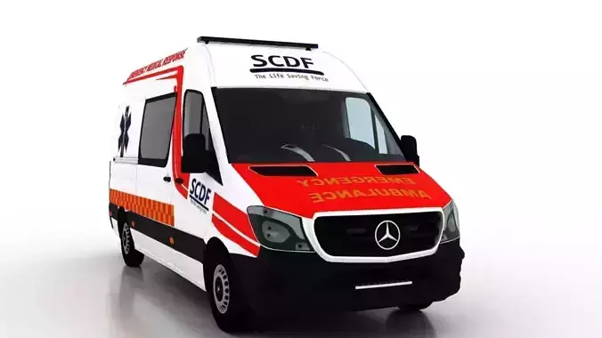 Mercedes Benz Sprinter L2H2 2015 Singapore Ambulance