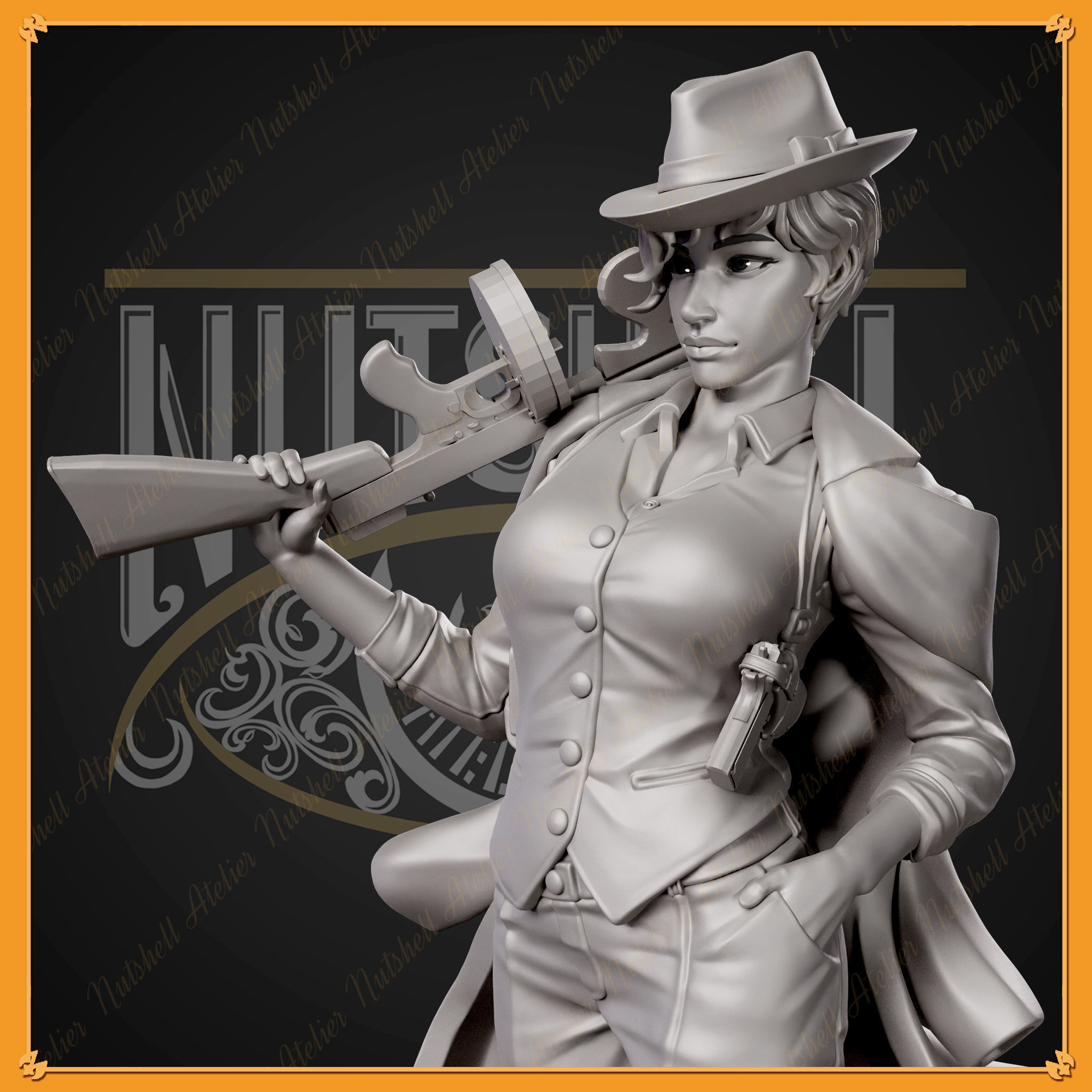 Nutshell Atelier - Mafia 3D print model_11