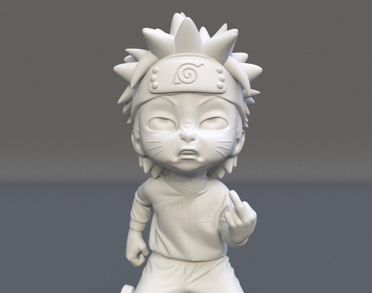 Cute Chibi Naruto 02 3D print model_12