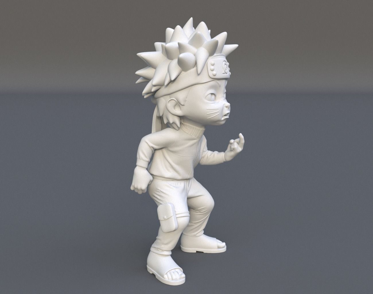 Cute Chibi Naruto 02 3D print model_3