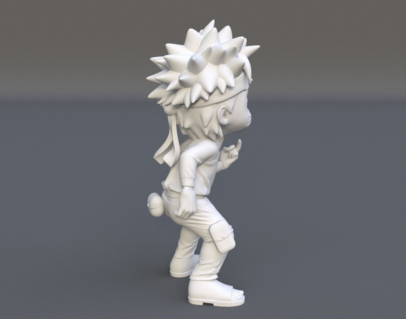 Cute Chibi Naruto 02 3D print model_5