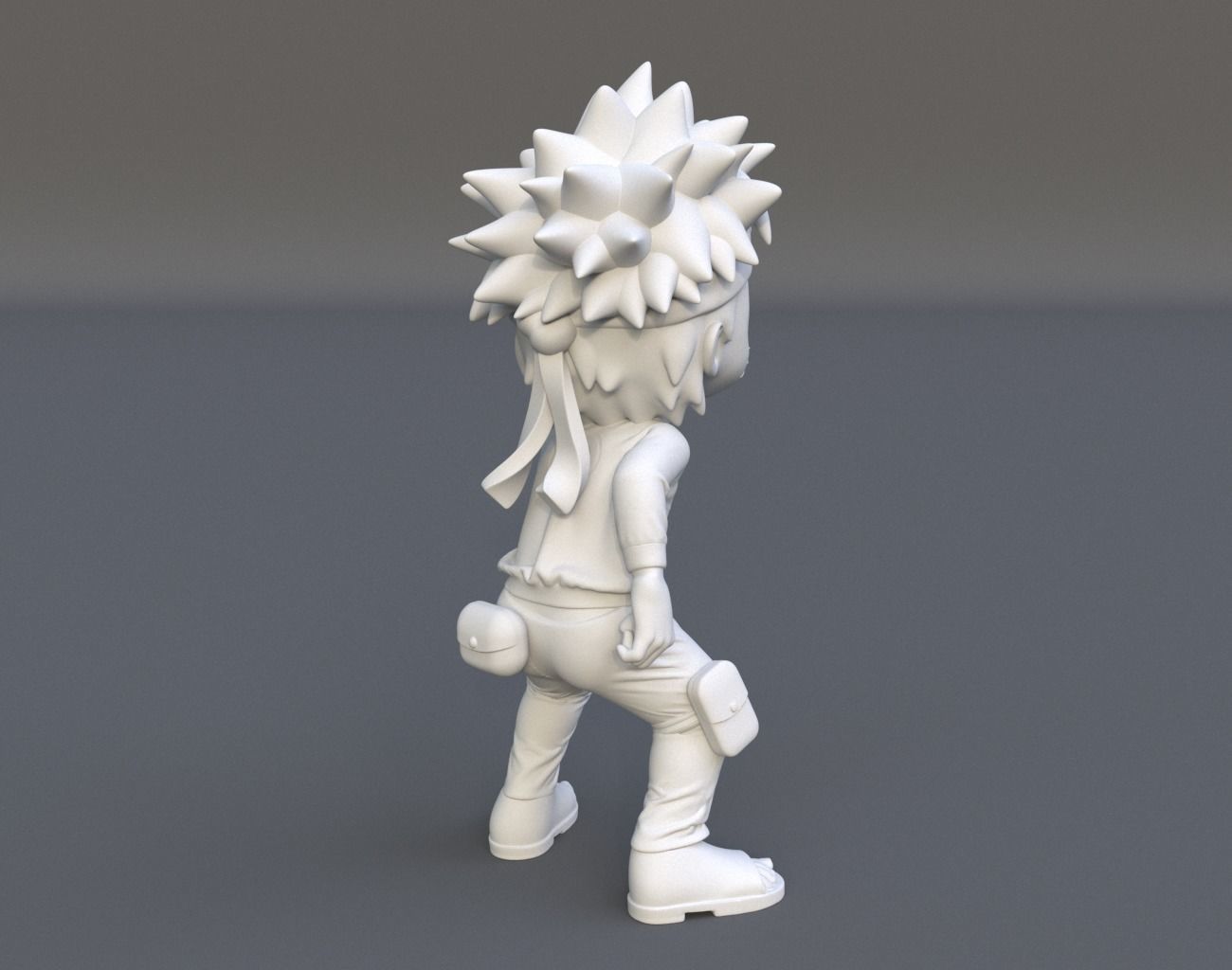Cute Chibi Naruto 02 3D print model_6