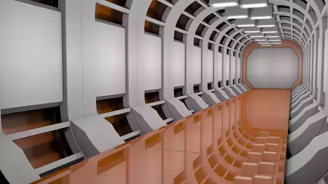 Sci Fi Corridor 3D model
