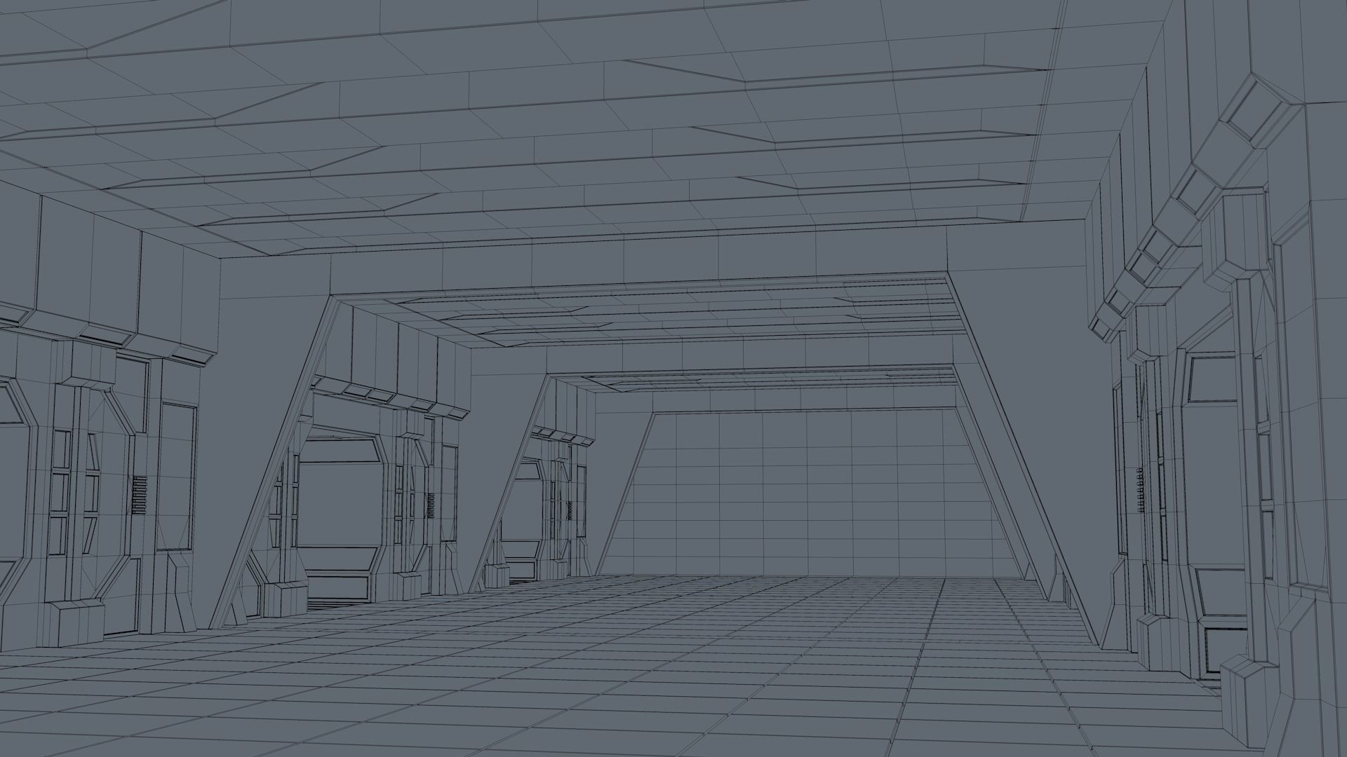 Sci Fi Room 3D model_8