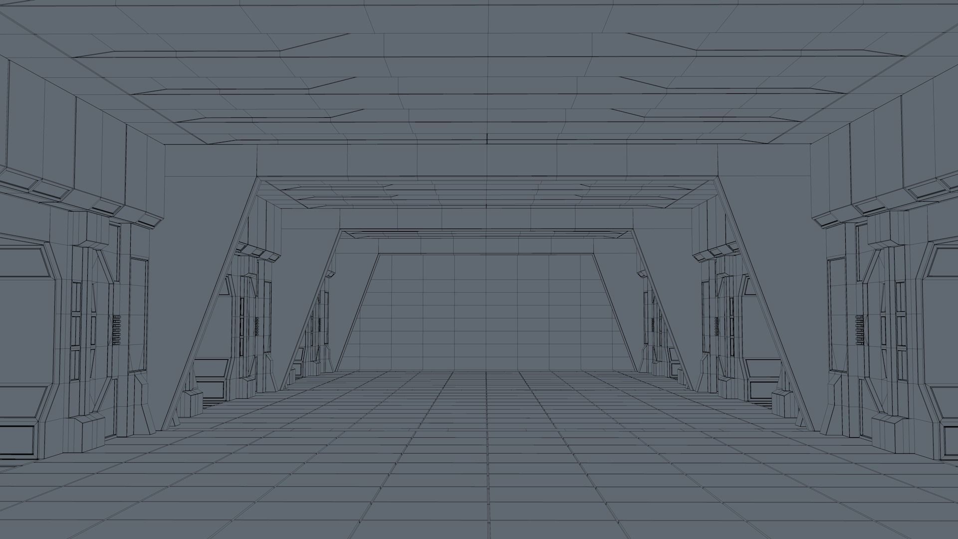 Sci Fi Room 3D model_10