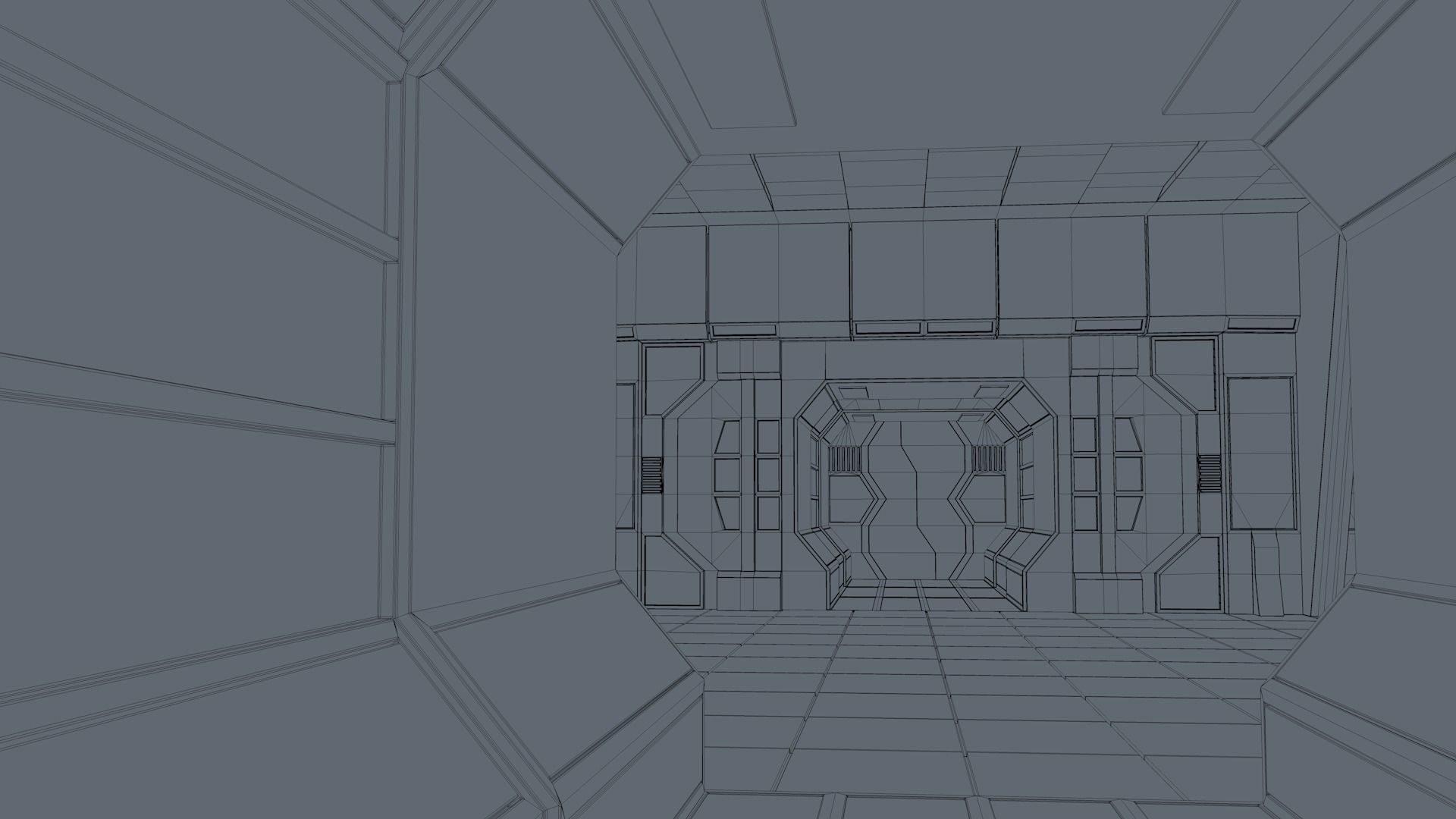 Sci Fi Room 3D model_9