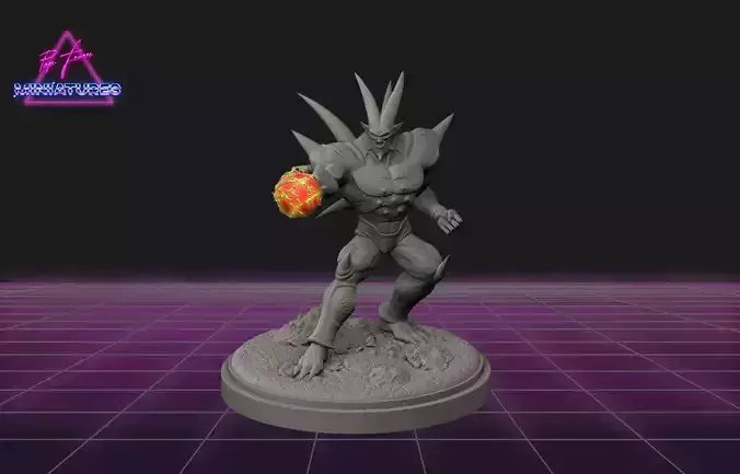 Super Omega Shenron from Dragon Ball GT 3D print model