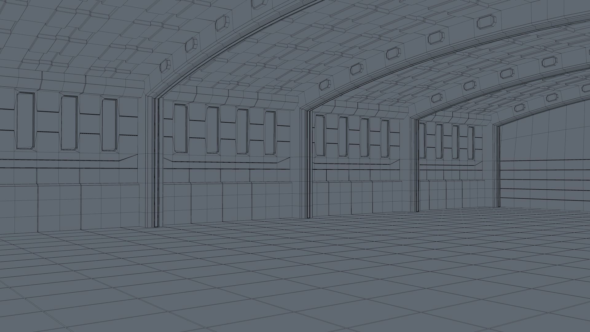 Sci Fi Warehouse 3D model_11
