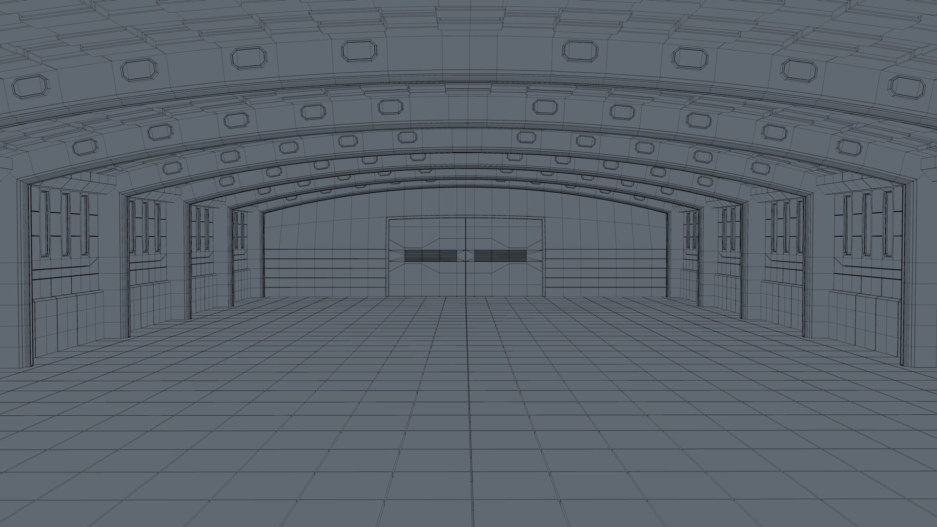 Sci Fi Warehouse 3D model_10