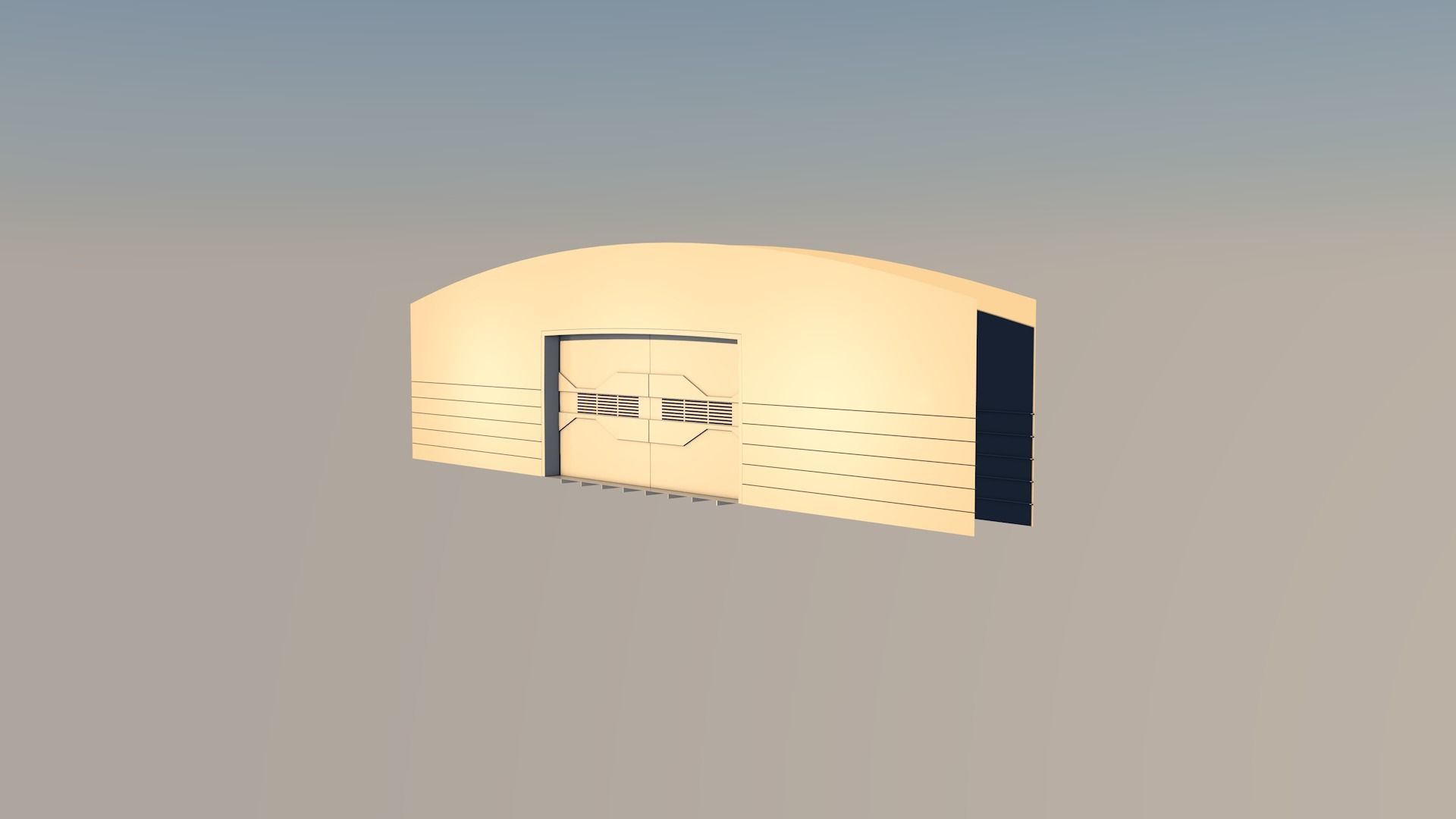 Sci Fi Warehouse 3D model_6