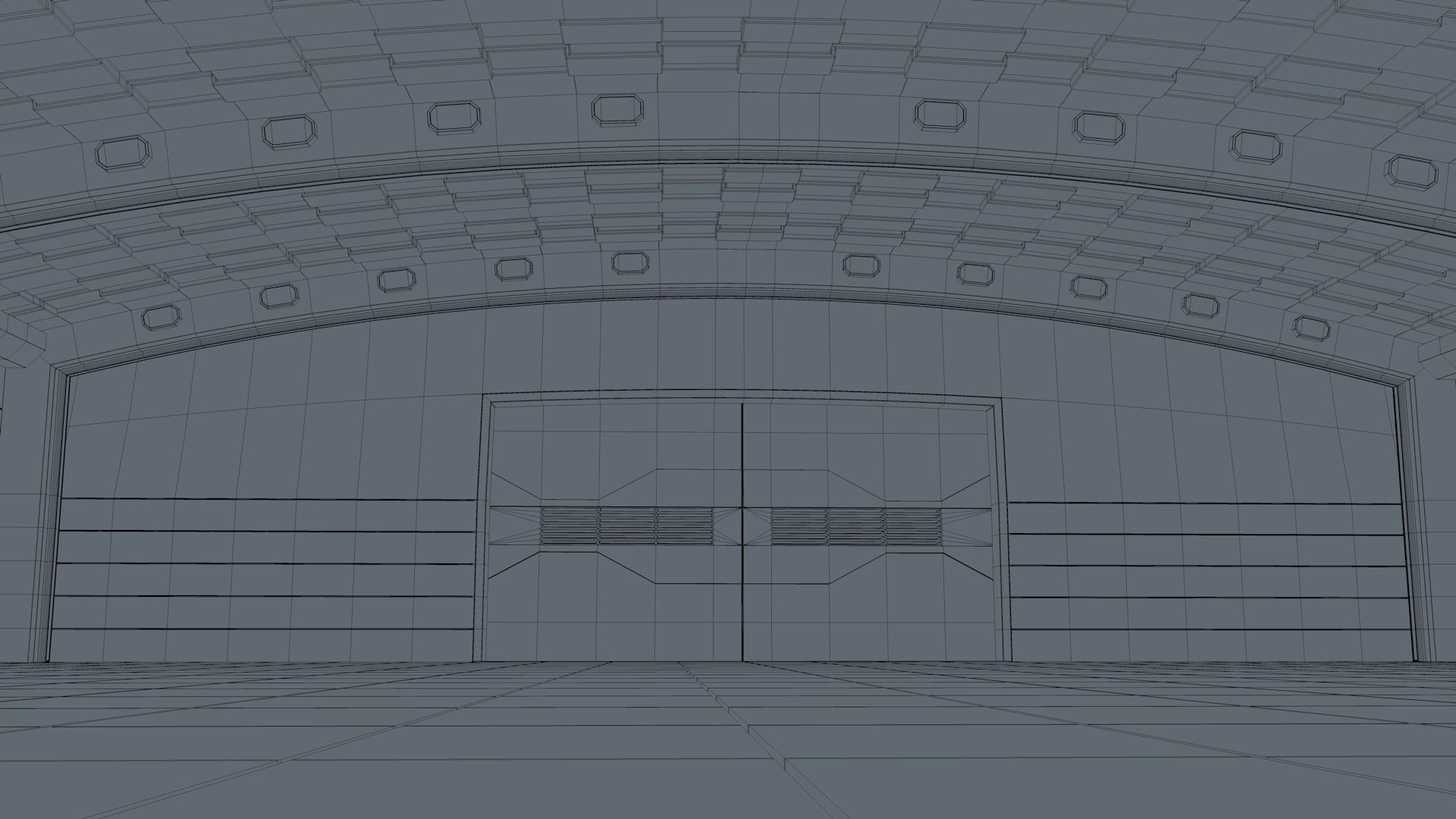 Sci Fi Warehouse 3D model_8