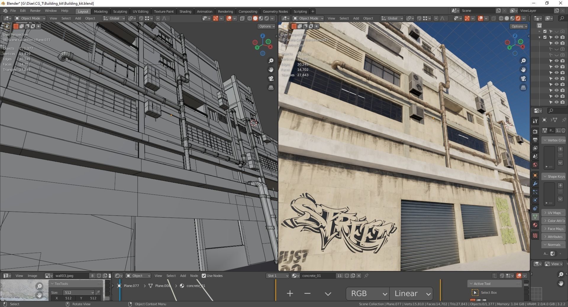 Building Pack  Low-poly 3D model_5