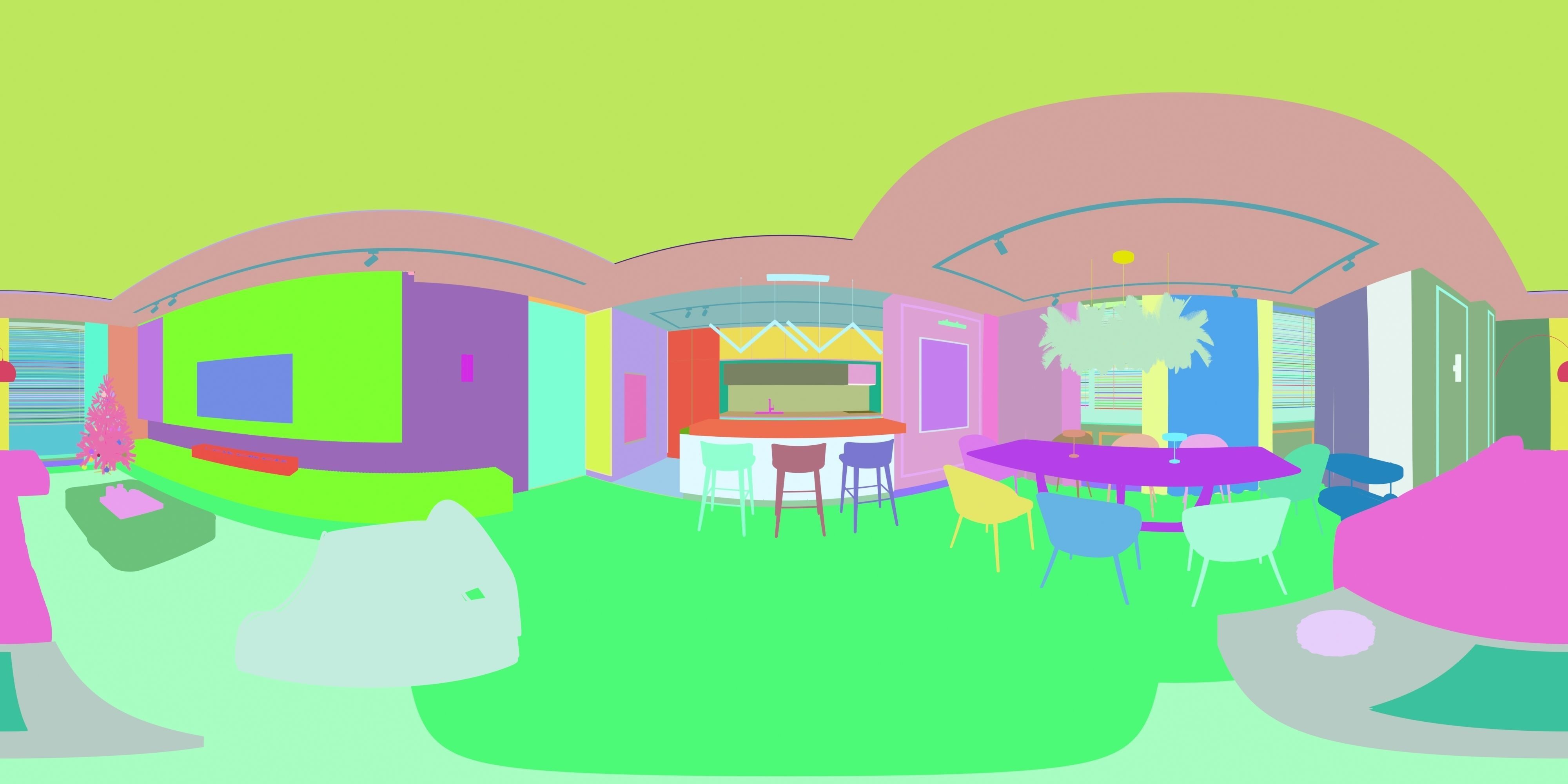 Living room free 3d model Free 3D model_16