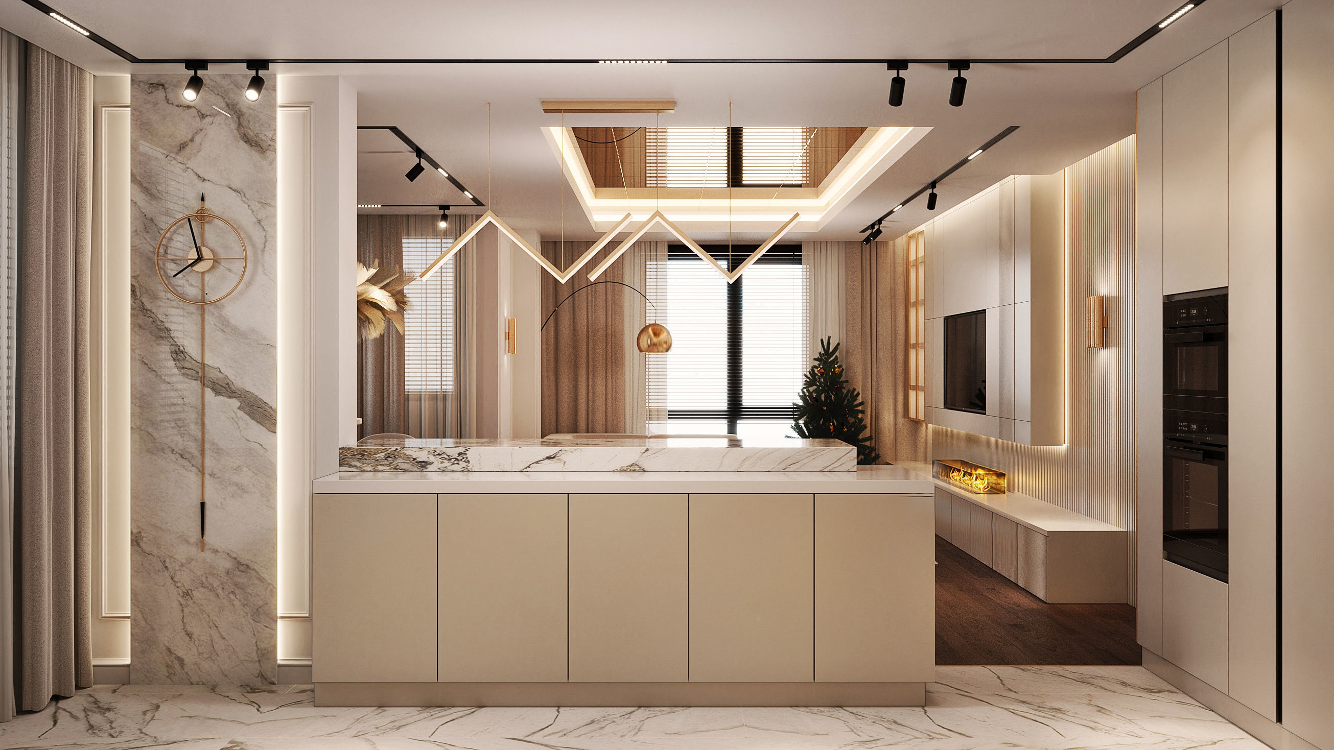 Living room free 3d model Free 3D model_2