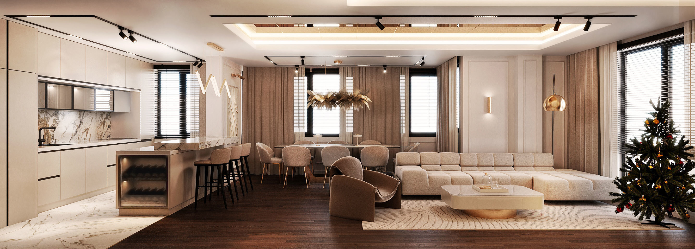 Living room free 3d model Free 3D model_5