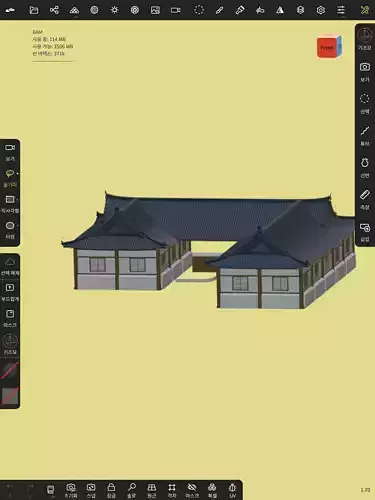 Hanok asian style building