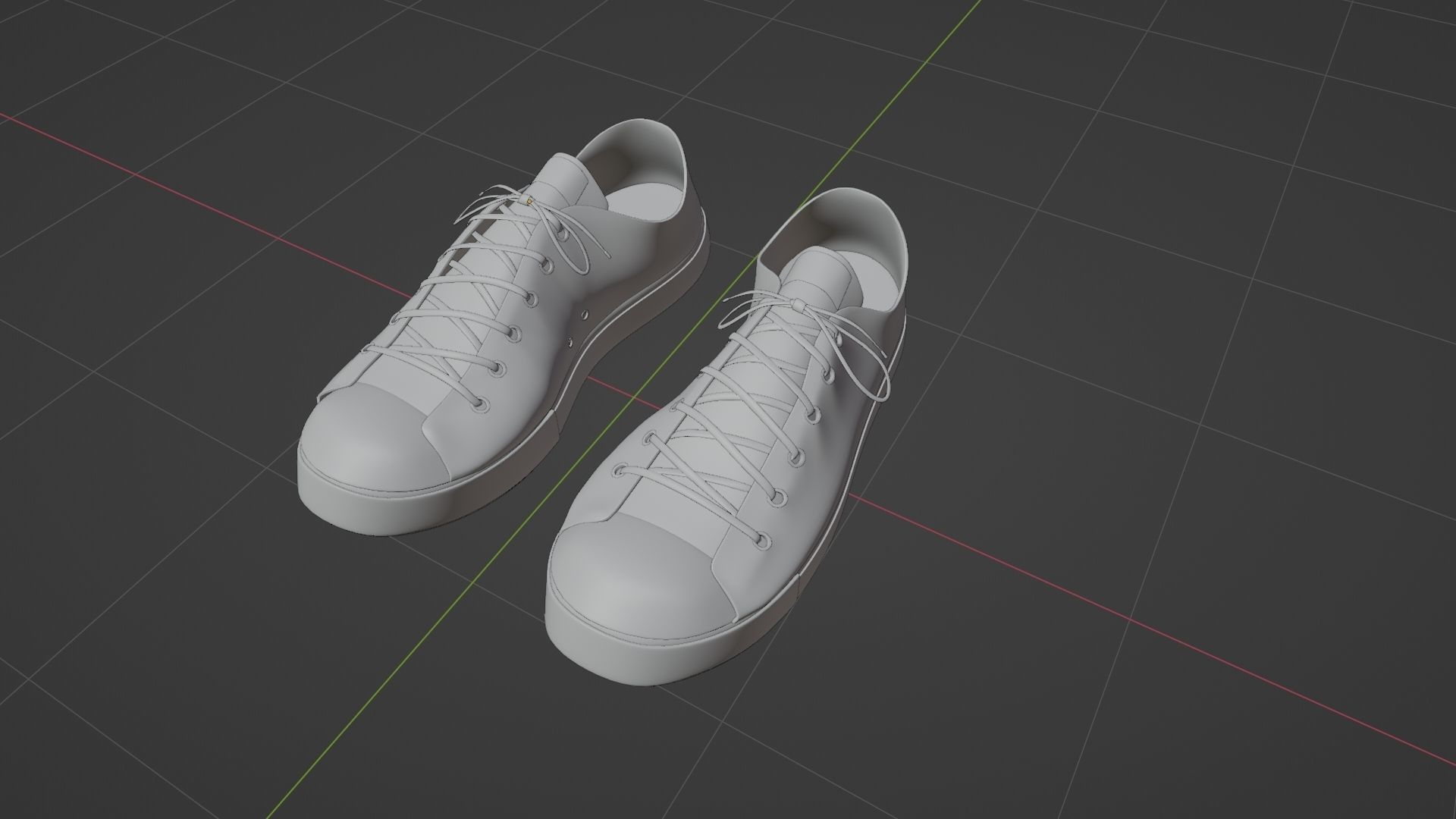 High Poly 3D Sneakers chuck taylor all star 3D model_2