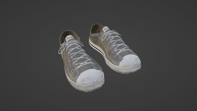 High Poly 3D Sneakers chuck taylor all star 3D model