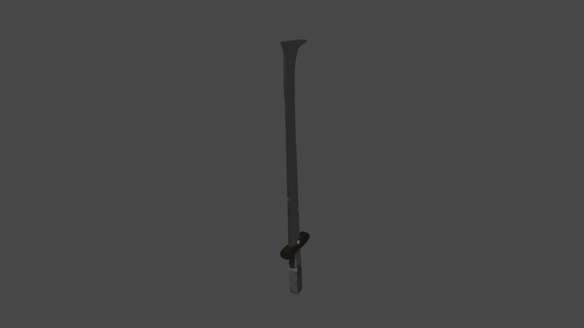 Low-Poly Stylized Sword Free low-poly 3D model_2