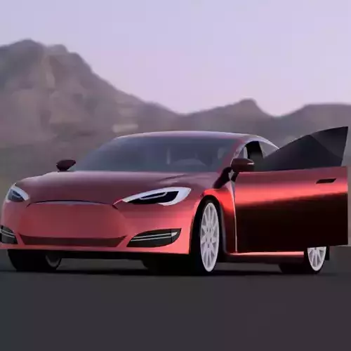 Tesla Model 3 s car 3D model