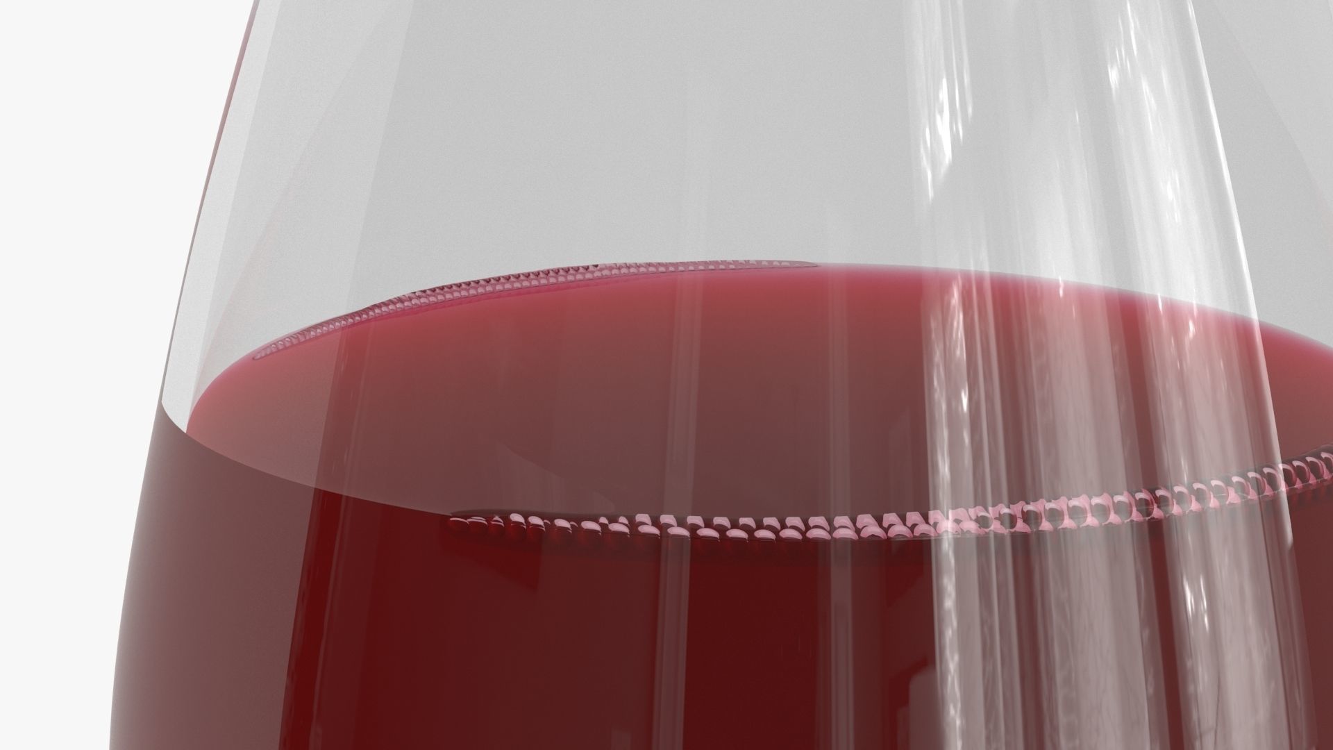Full Filled fnd Splash Red Wine Glass 3D model_9