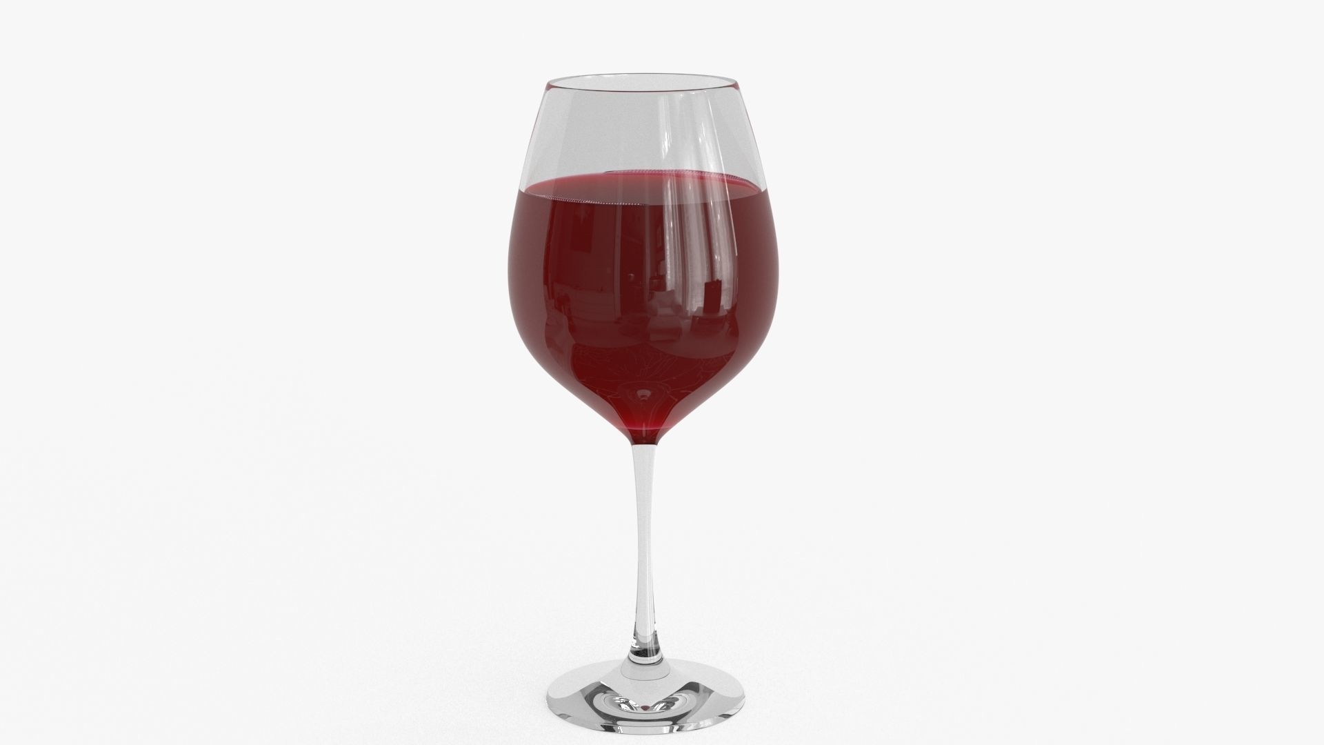 Full Filled fnd Splash Red Wine Glass 3D model_5