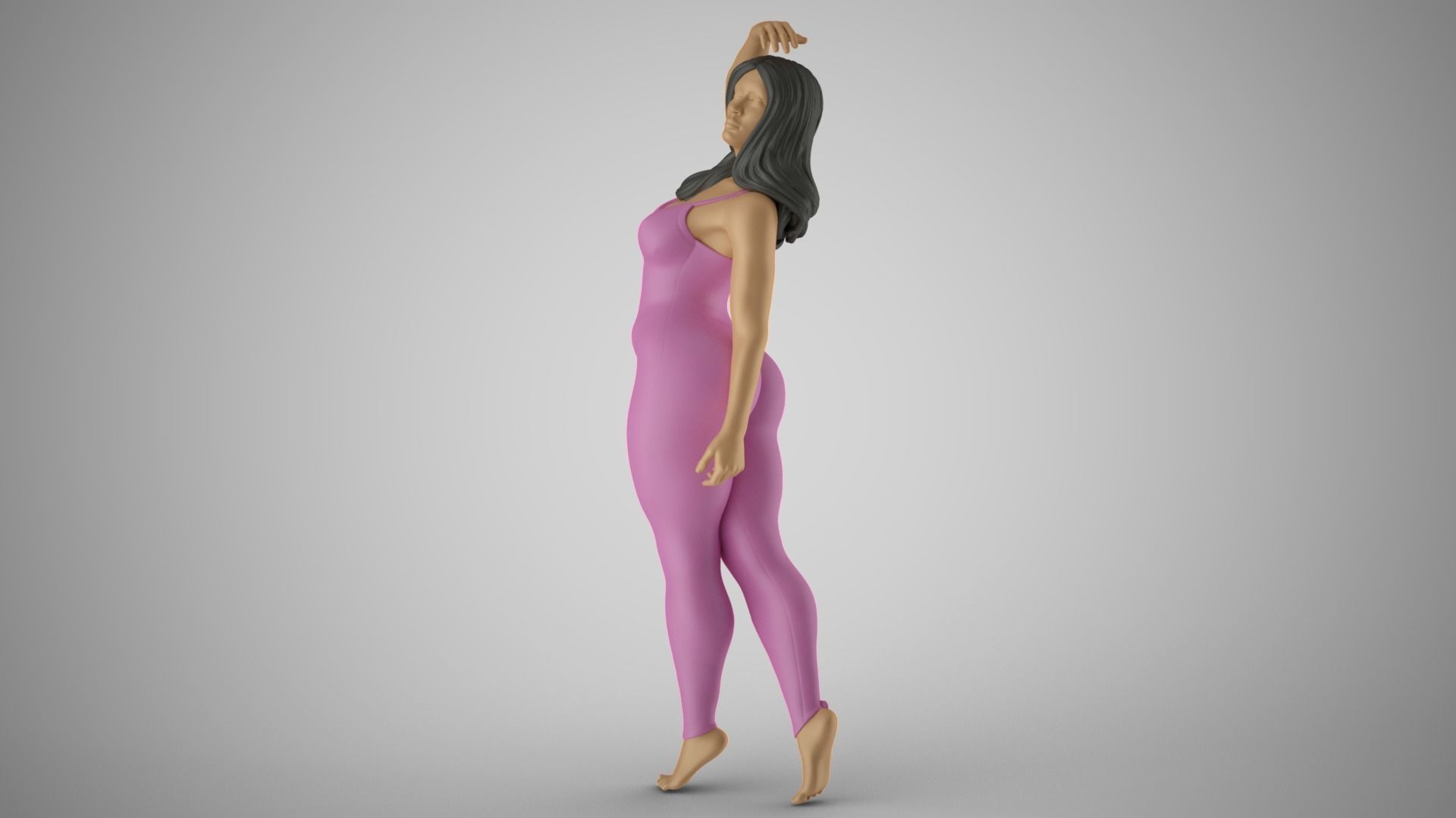 Hoofer Woman 3D print model_10