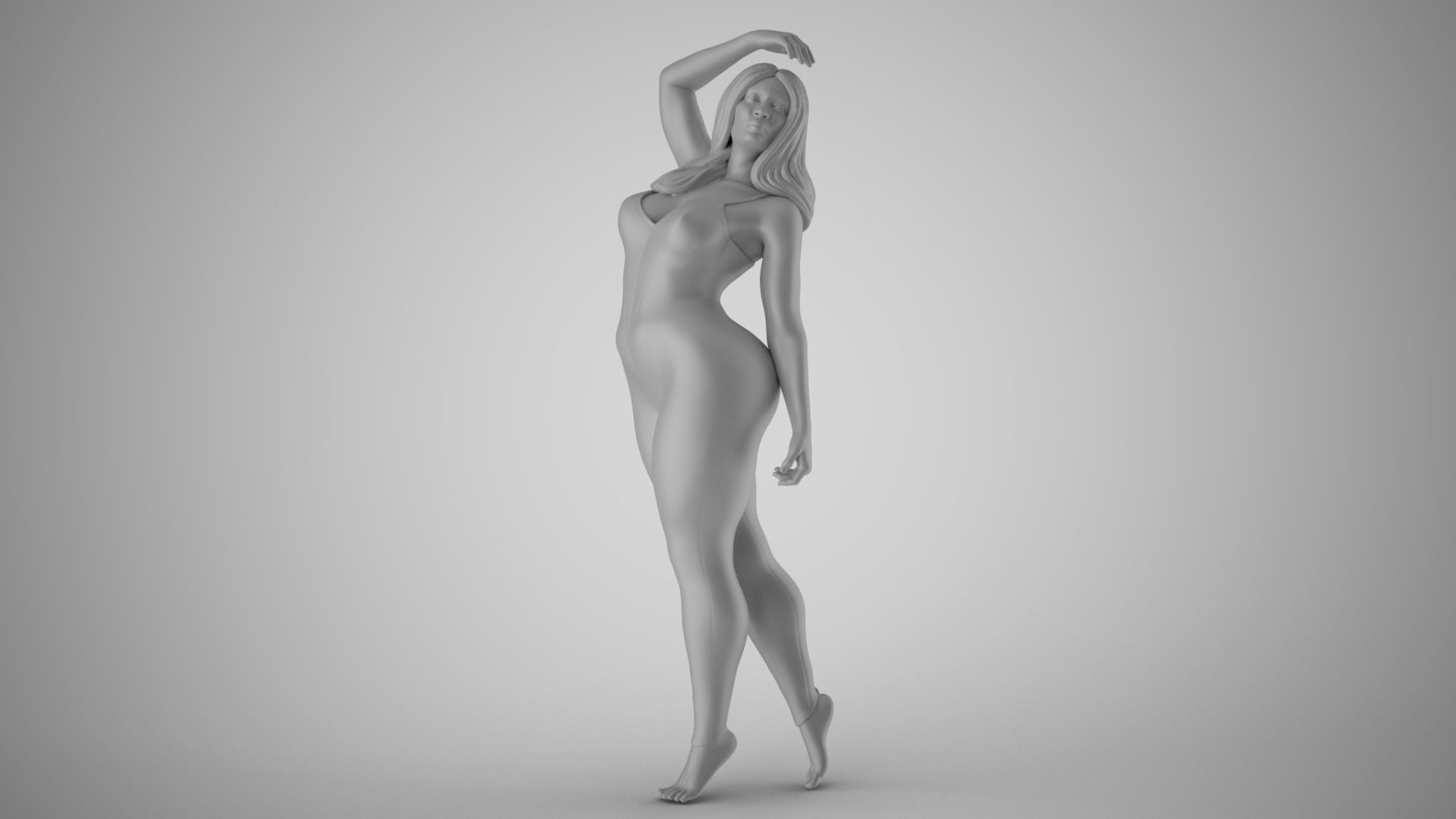 Hoofer Woman 3D print model_2