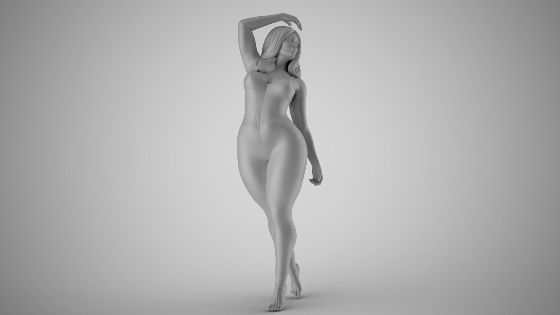 Hoofer Woman 3D print model_1