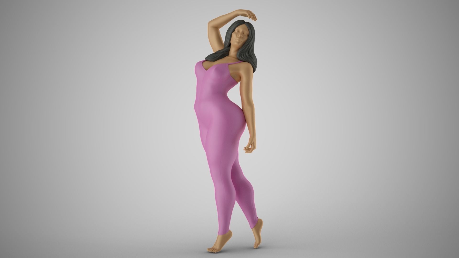 Hoofer Woman 3D print model_11