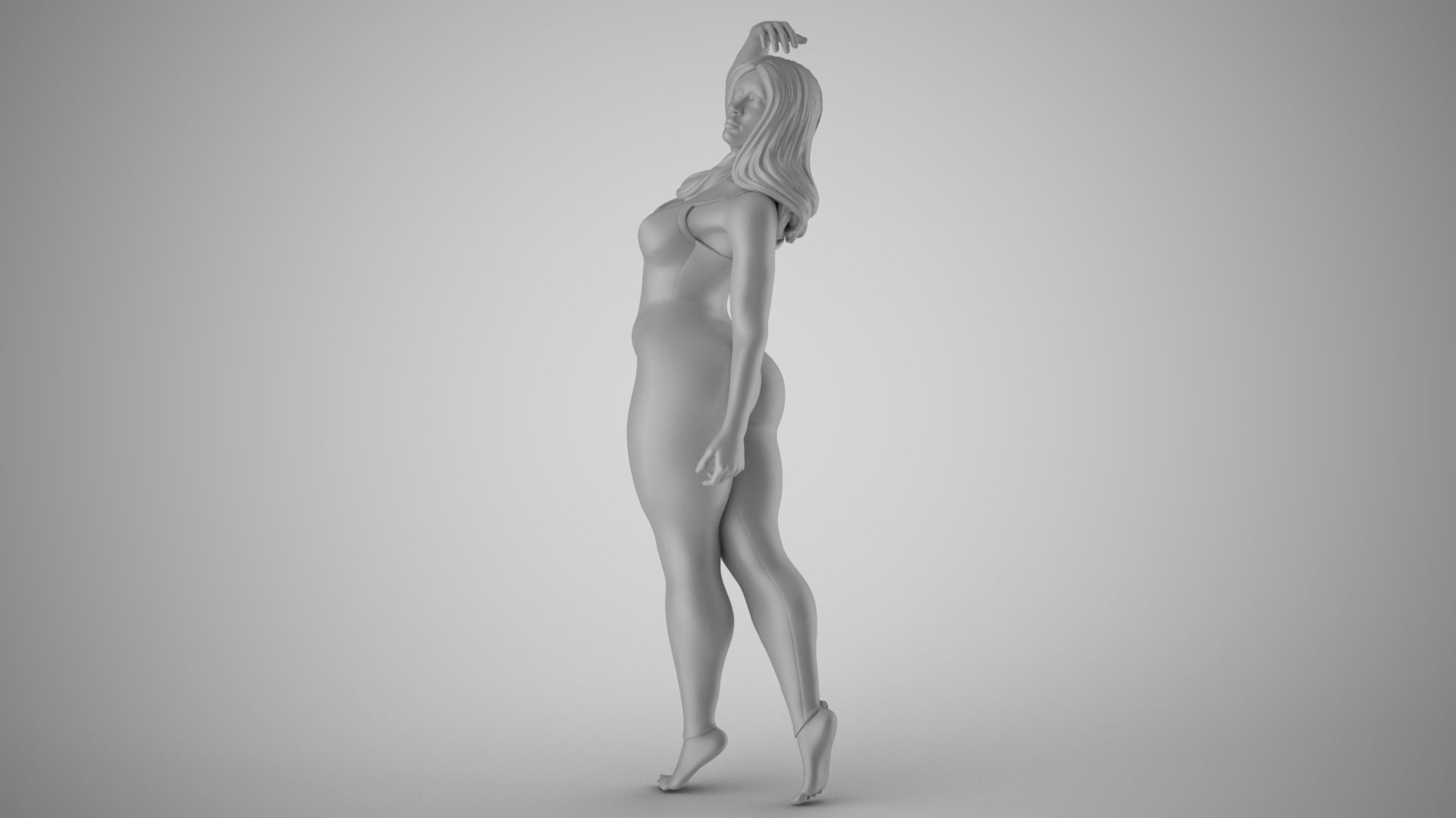 Hoofer Woman 3D print model_3