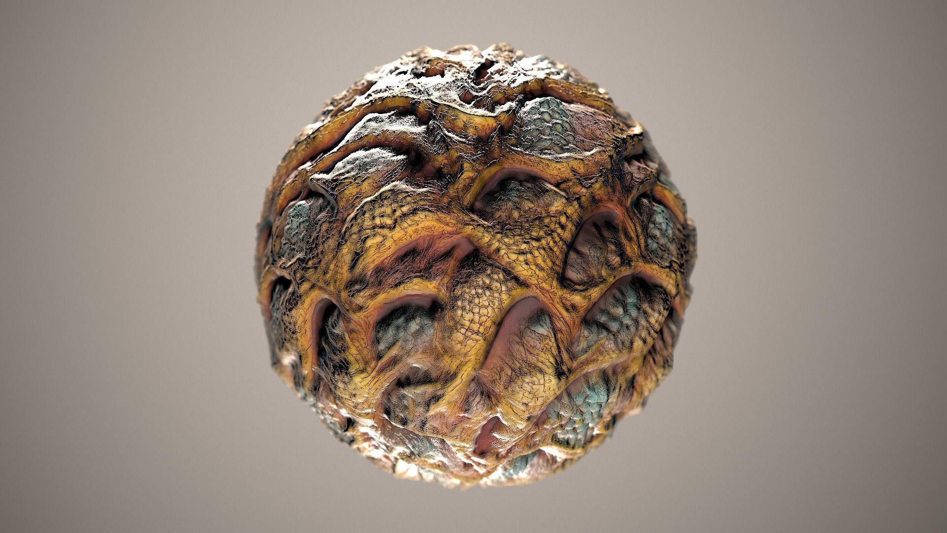 10 Materials Skin Dragon Seamless PBR Volume 4 Texture_10