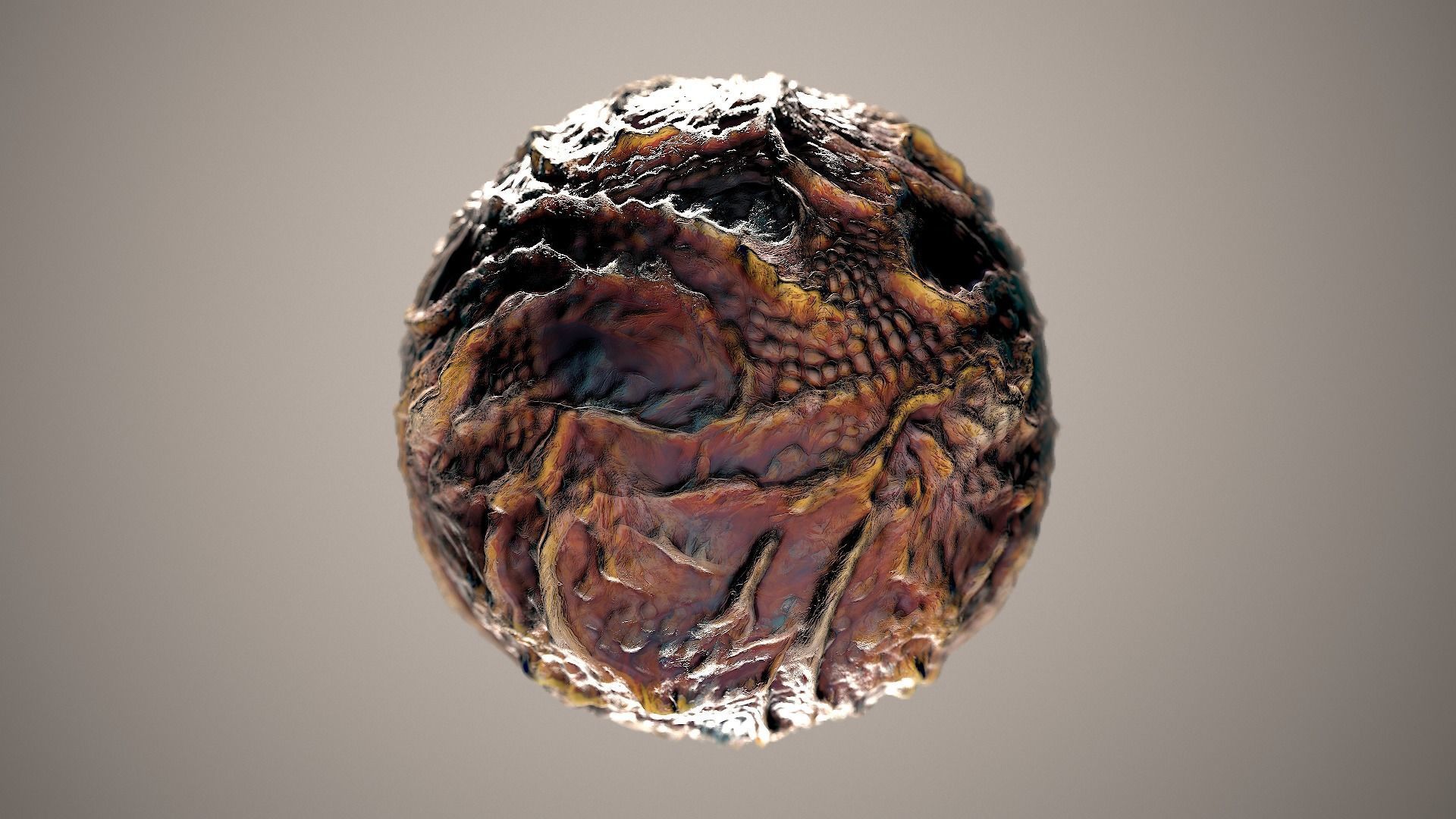 10 Materials Skin Dragon Seamless PBR Volume 4 Texture_9