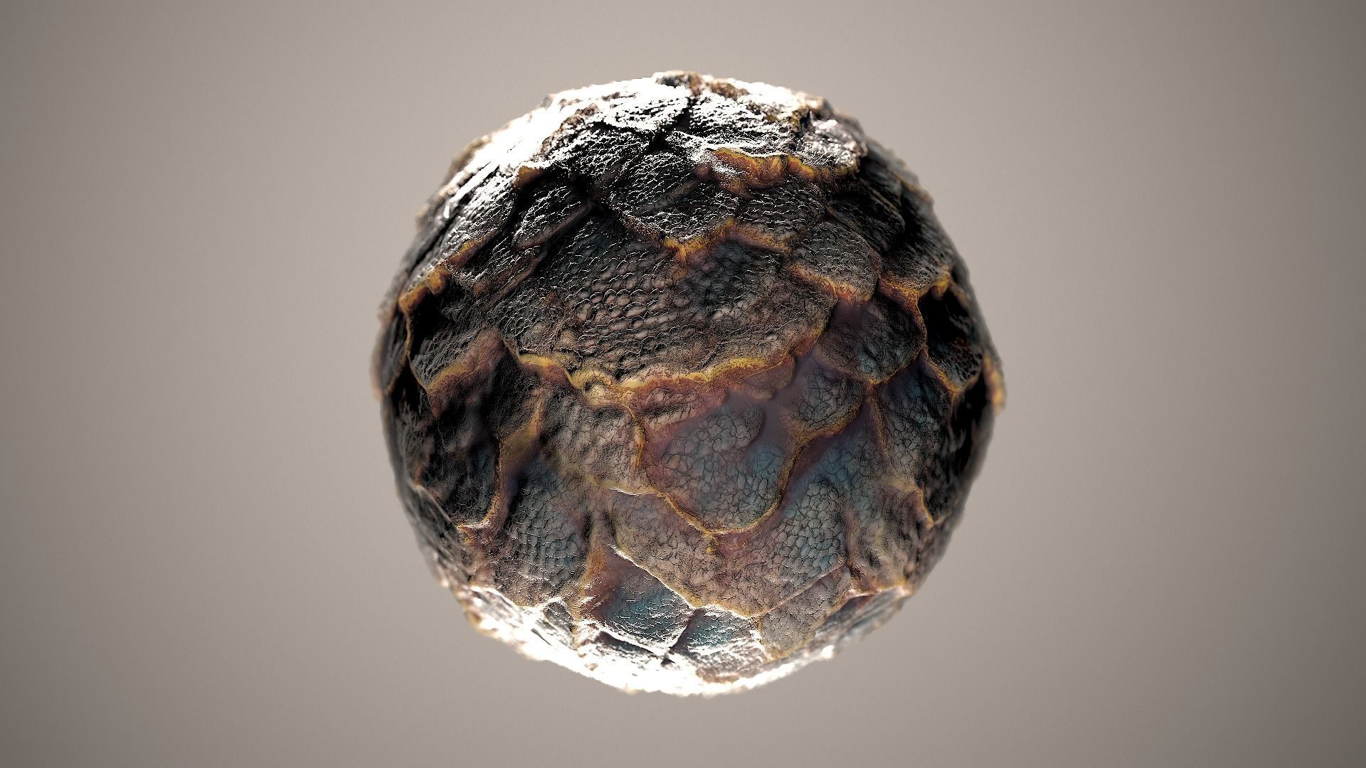 10 Materials Skin Dragon Seamless PBR Volume 6 Texture_3