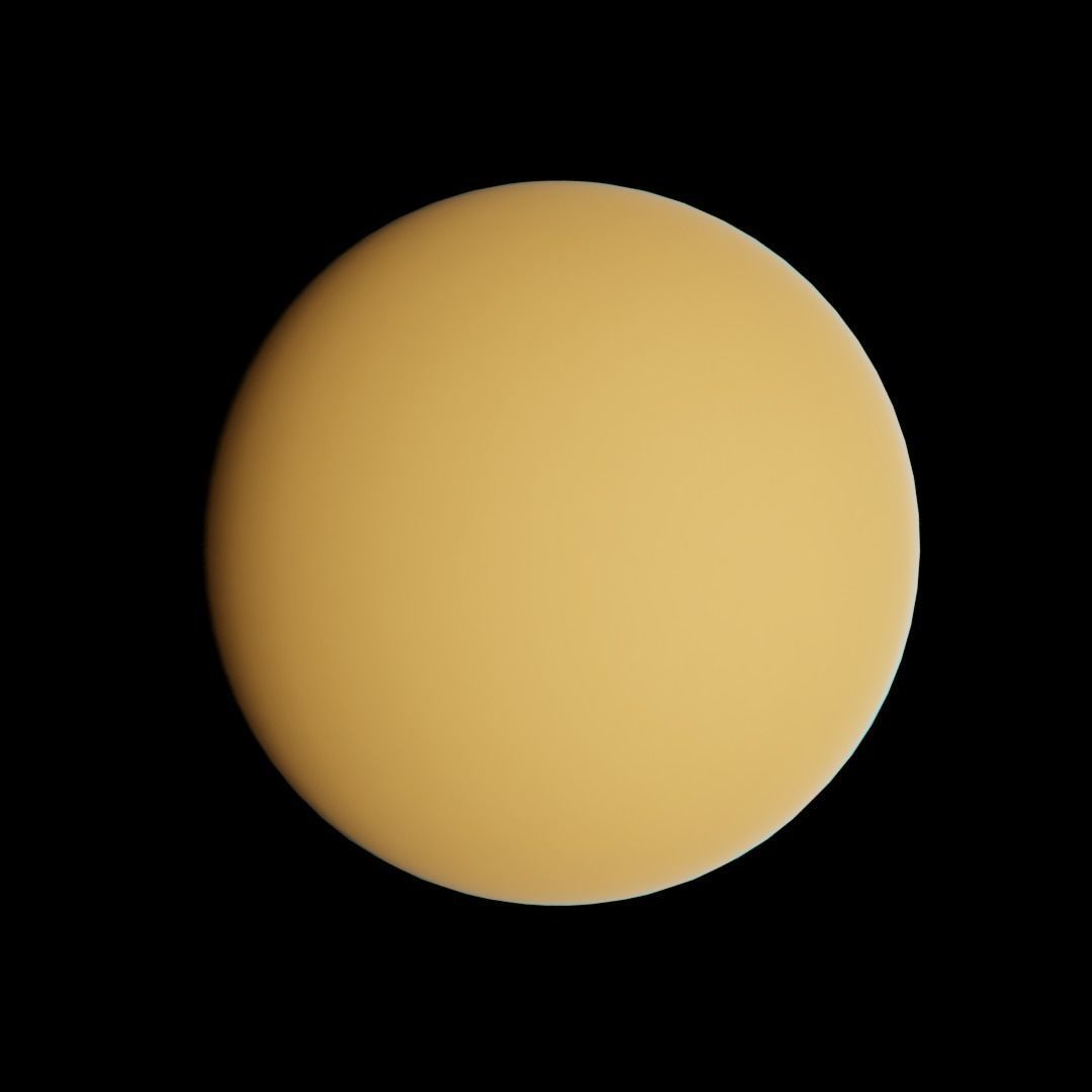 Titan Surface High Resolution Model Low-poly 3D model_8