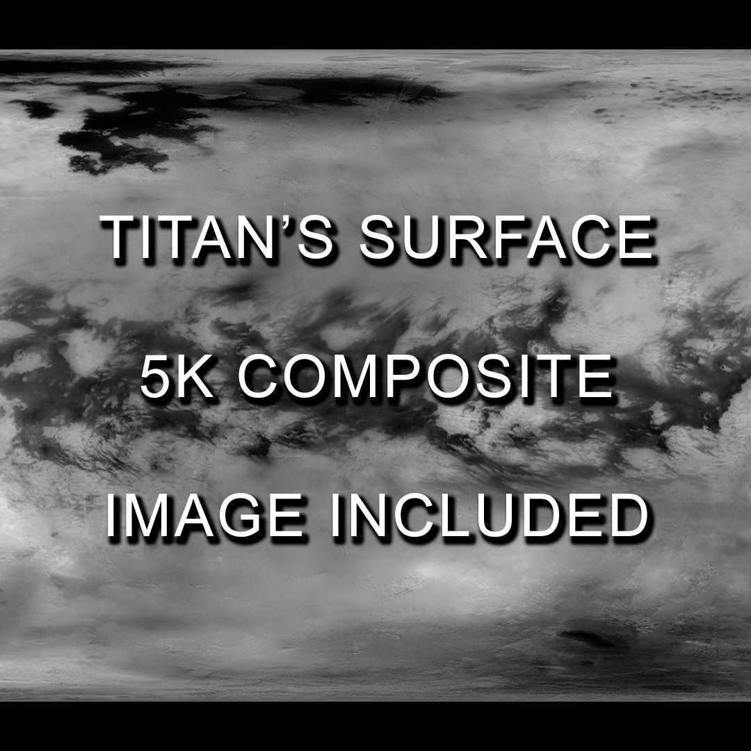 Titan Surface High Resolution Model Low-poly 3D model_3