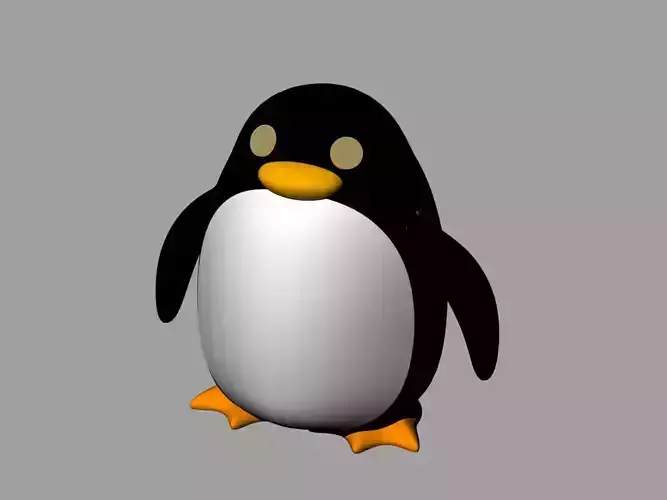 penguin 3d design  3D print model