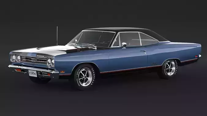 1969 Plymouth GTX 3D model