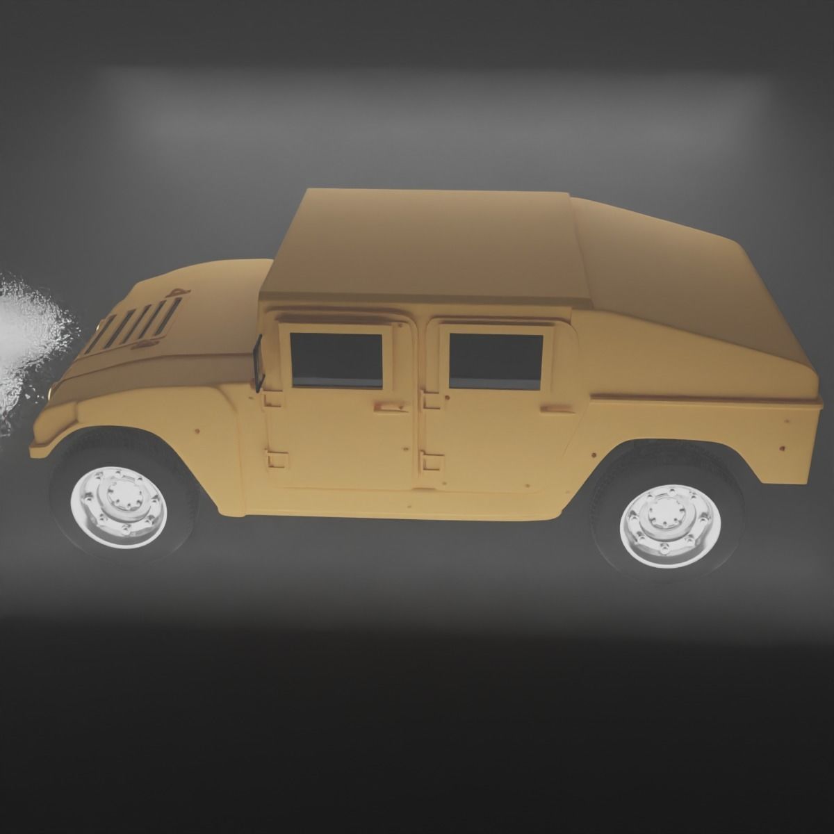 Humvee Or Hummer 3D model_1