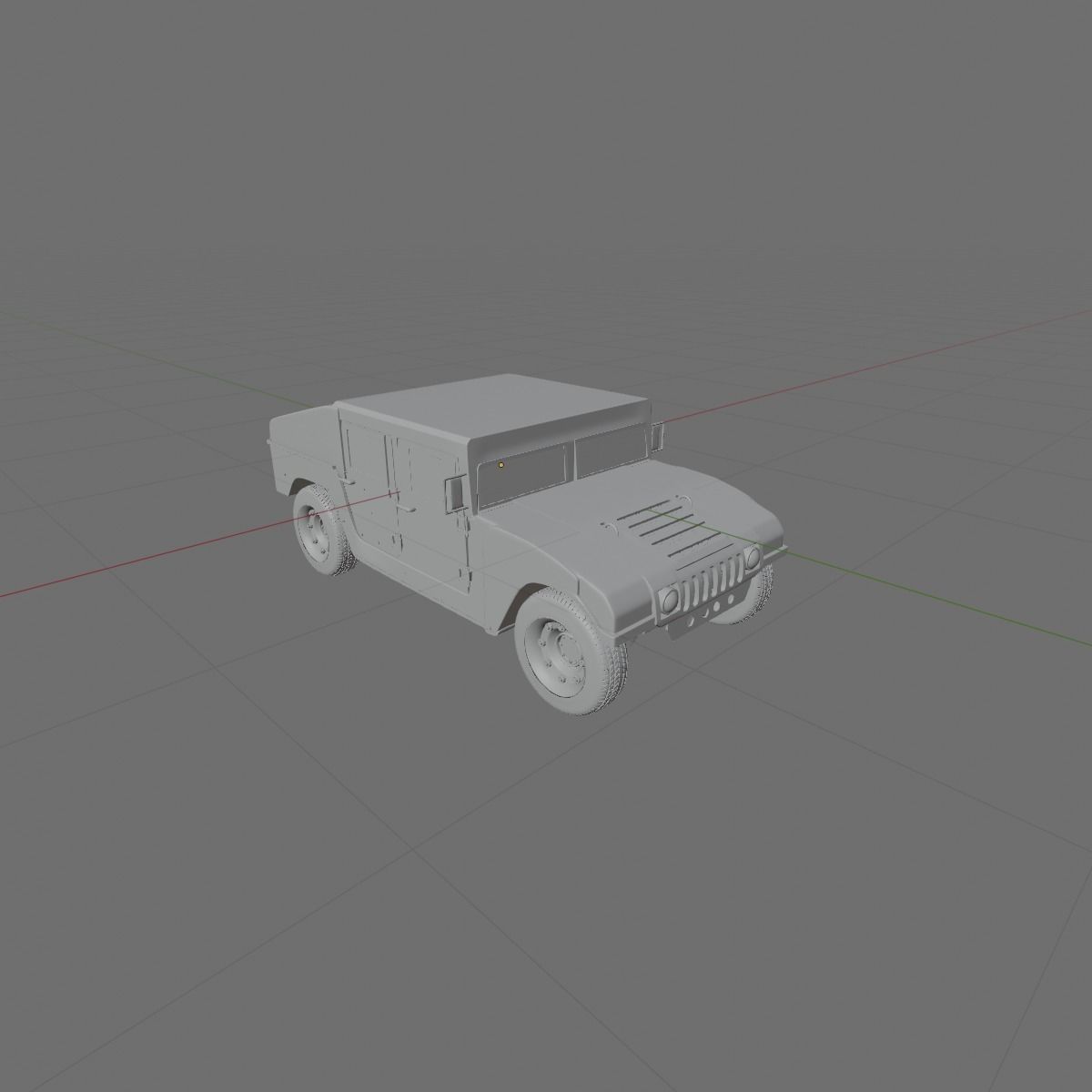 Humvee Or Hummer 3D model_3