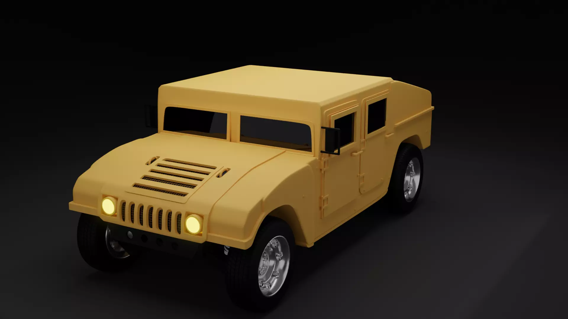 Humvee Or Hummer 3D model_0