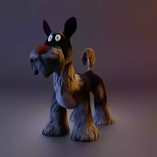 Stylized dog