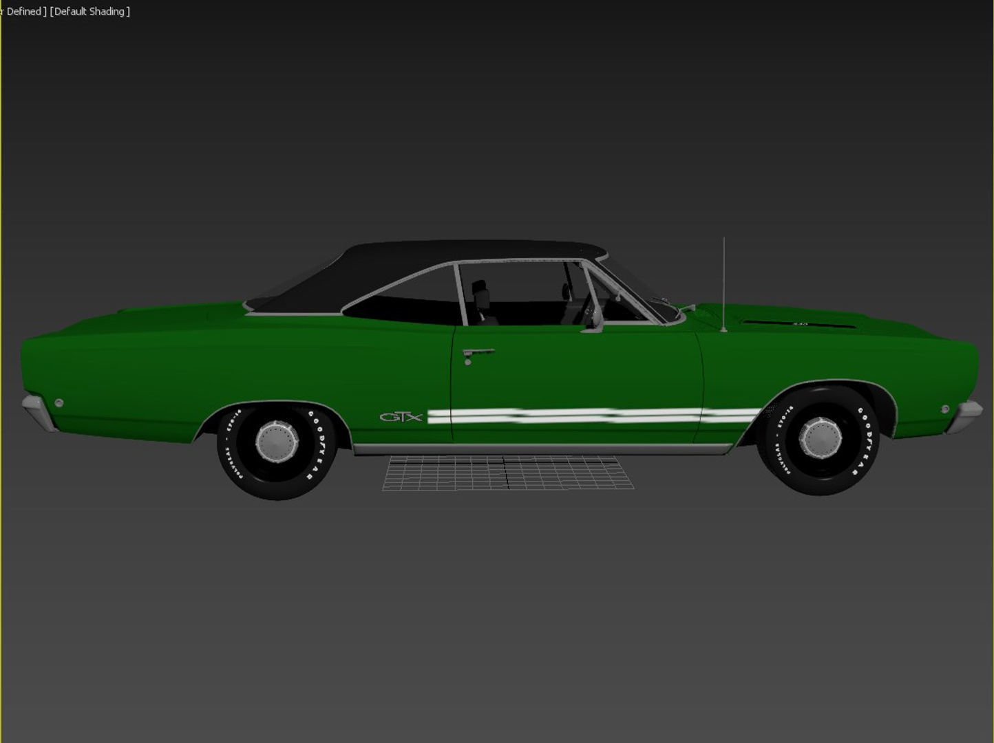 1968 Plymouth GTX 3D model_11