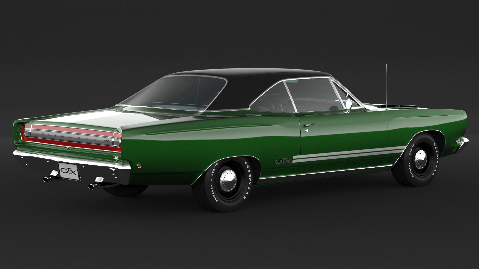 1968 Plymouth GTX 3D model_1