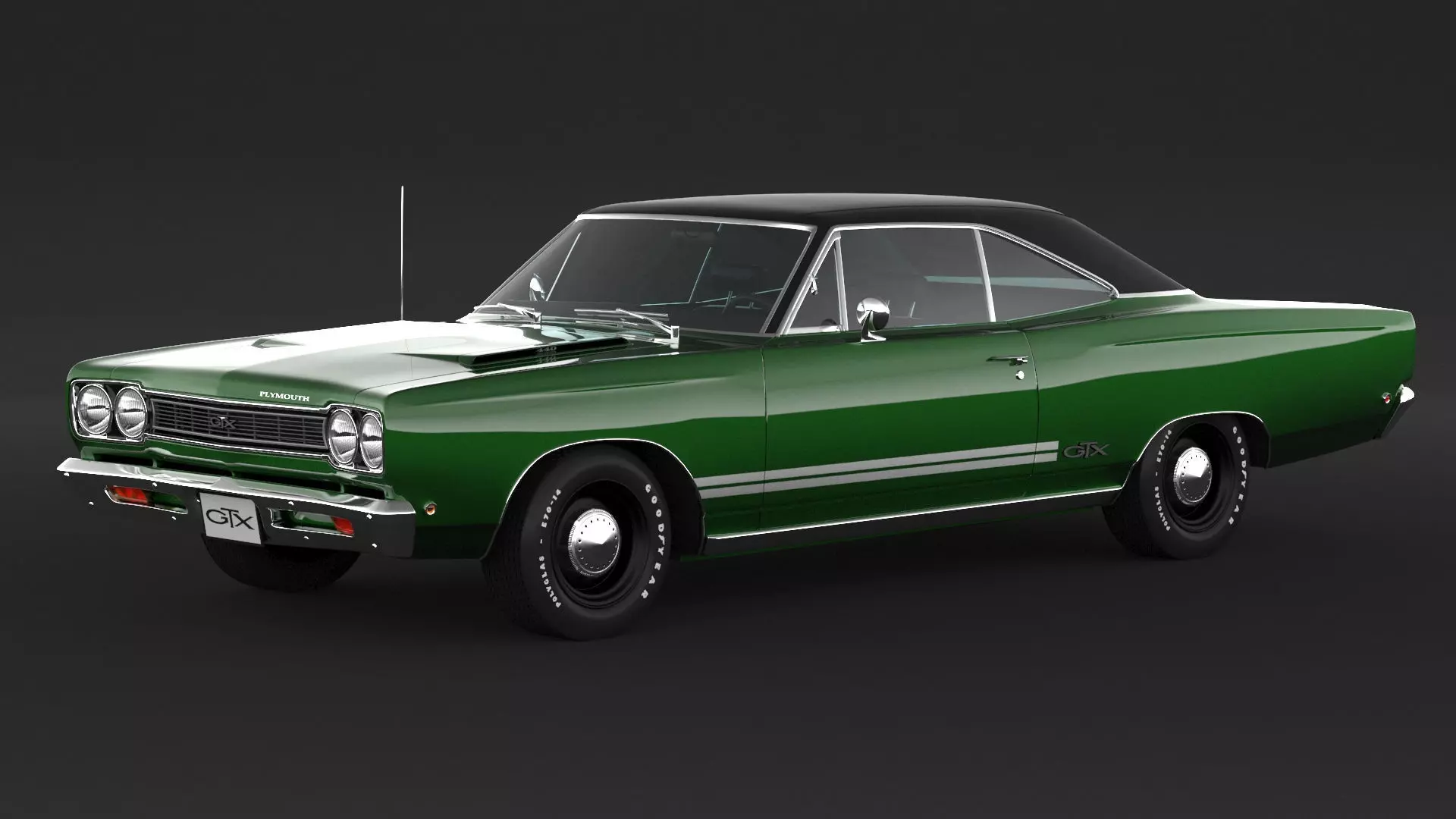 1968 Plymouth GTX 3D model_0