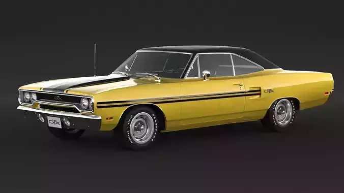 1970 Plymouth GTX 3D model
