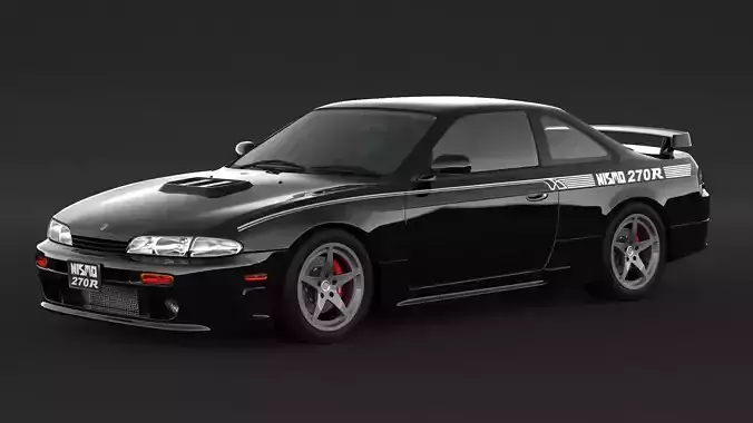 Nissan Silvia S14 270R 3D model