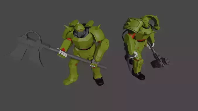 Krork two robots 3D print model